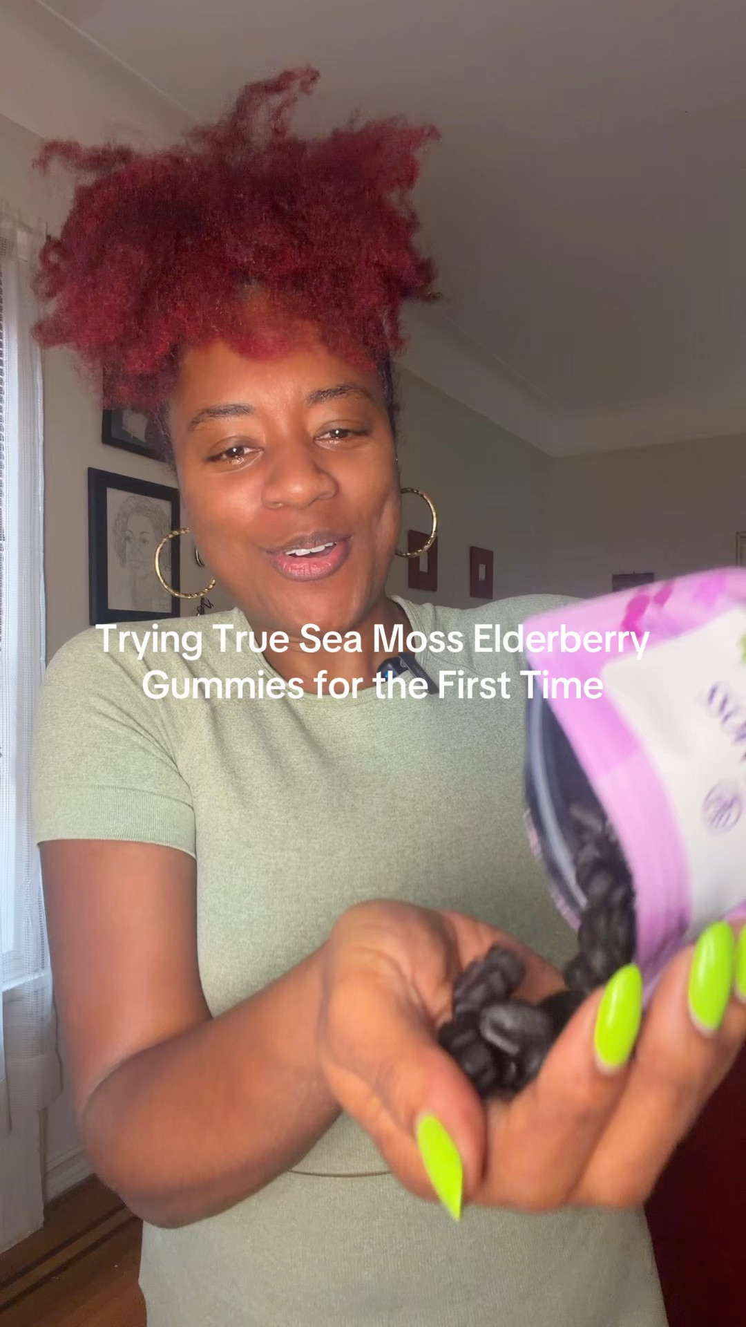Giving my gut a little love one gummy at a time thanks to True Sea Moss 🥰