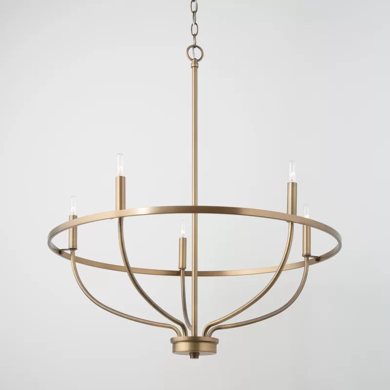 Babson Dimmable Wagon Wheel Chandelier | Wayfair North America