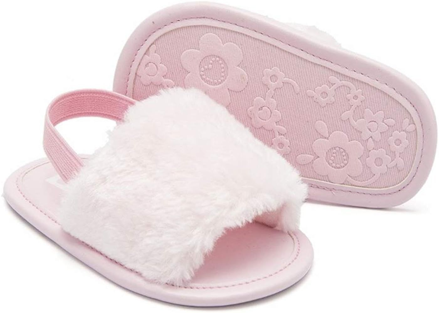 Baby Girl Sandals Summer Crib Shoes Bowknot Soft Sole Infant Girls Princess Dress Flats First Wal... | Amazon (US)