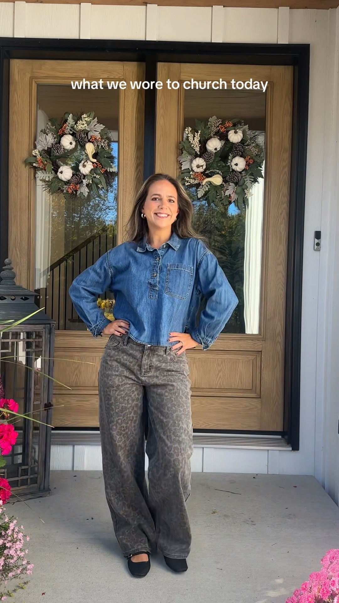 What we wore to church today, finally picked up some leopard print jeans for fall! 

#LTKjeans #LTKcanada #LTKfamily