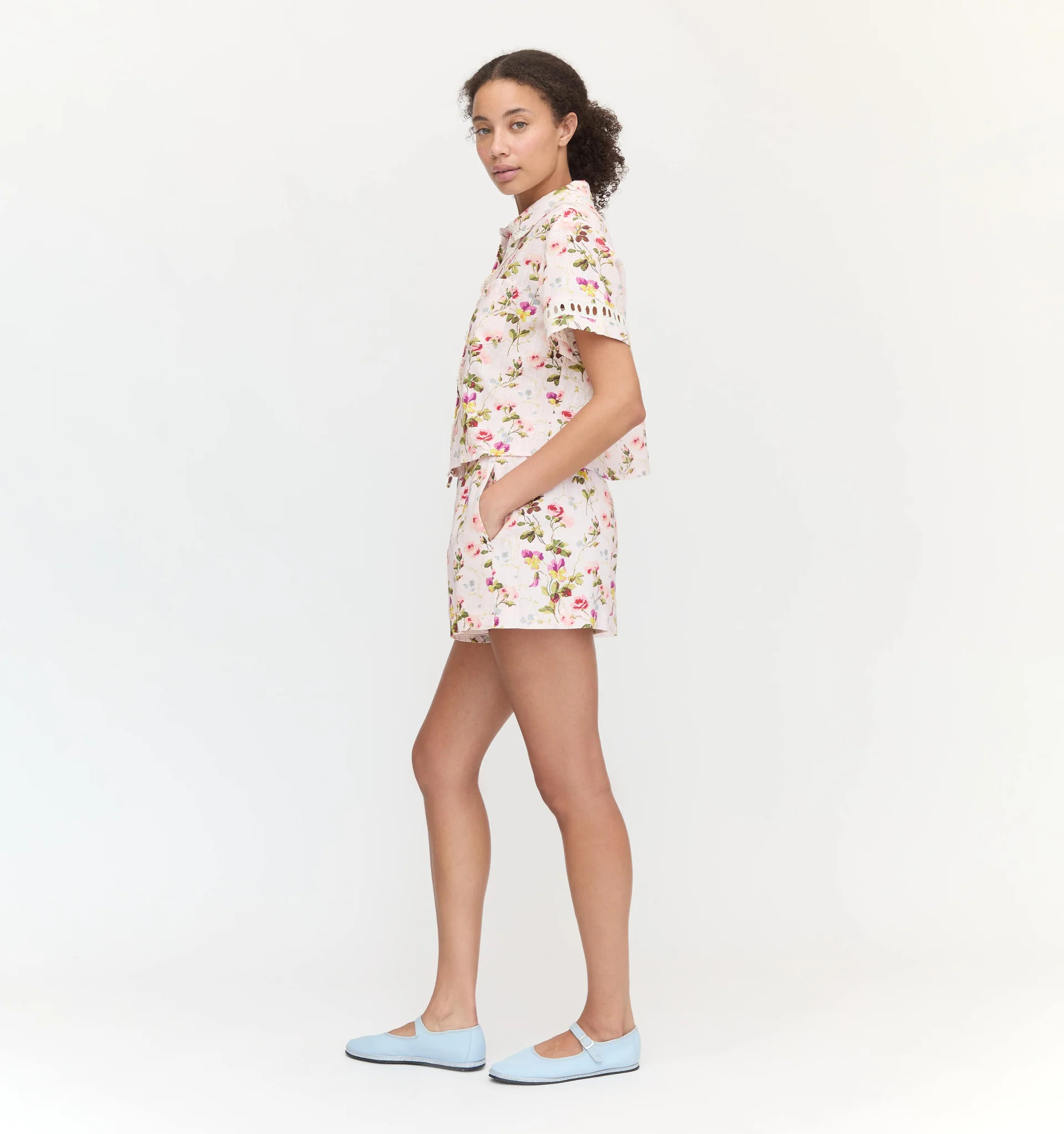 The Annette Top - Pink Bluebonnet | Hill House Home US