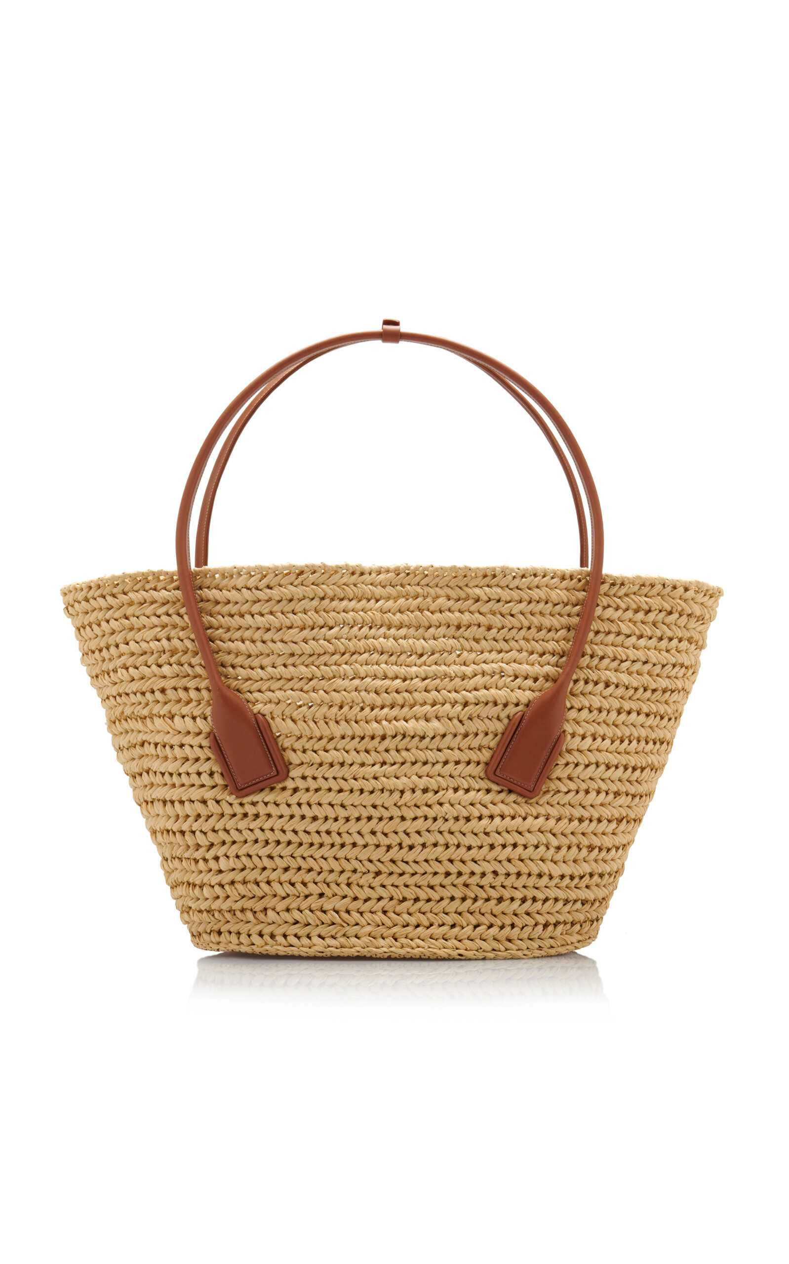 Medium Arco Crochet Raffia Tote Bag | Moda Operandi (Global)