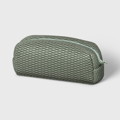 Single Zip Air Mesh Pencil Pouch Olive Green - up&up™ | Target
