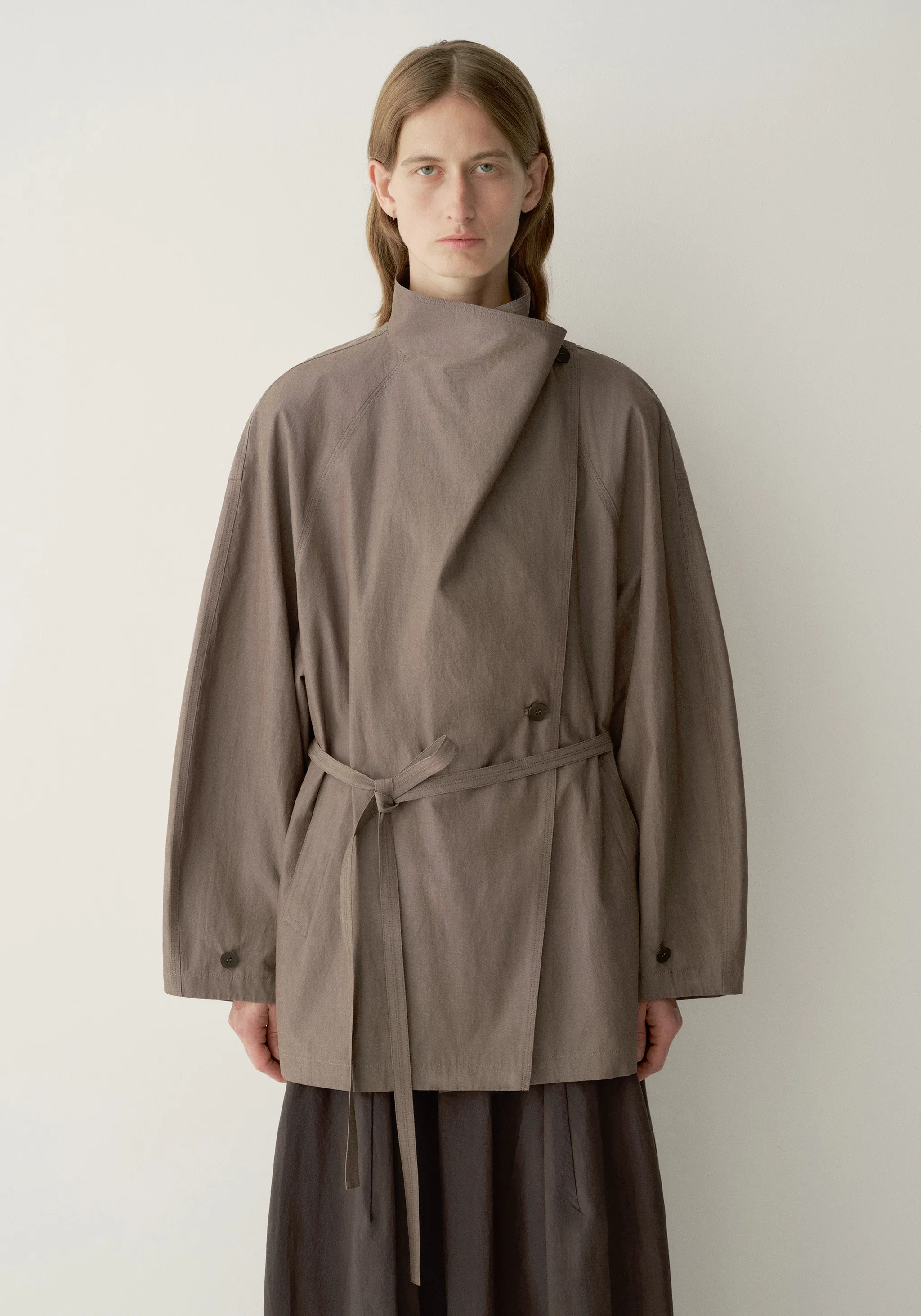 Oversized Collar Trench Coat | INSIS