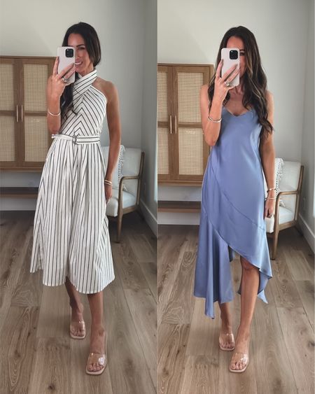 Walmart summer dresses! One of my favorite dresses has been restocked…the first dress I have in black as well 
This blue midi dress is absolutely stunning for any special events you might have coming up
Both sz xs 
@walmartfashion #walmartpartner #walmartfashion

#LTKFindsUnder50 #LTKParties #LTKSeasonal