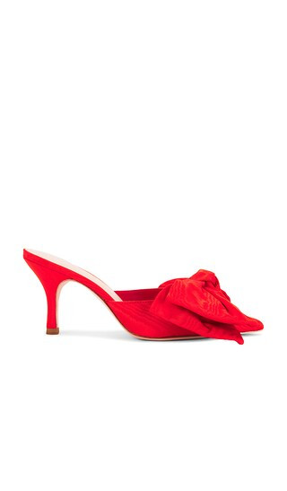 Margot Mule in Red | Revolve Clothing (Global)