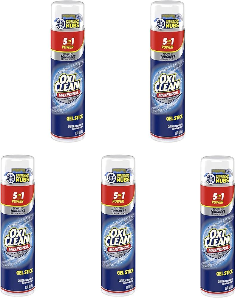 OxiClean Max Force Gel Stick, 6.2 Oz (5 Pack) | Amazon (US)