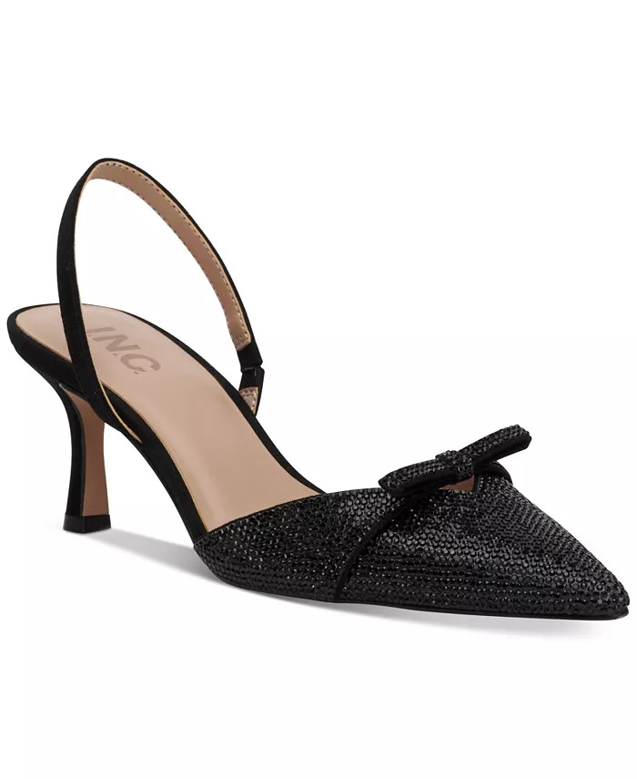 Women's Gelsey Slingback Kitten-Heel Pumps, Created for Macy's | Macy's
