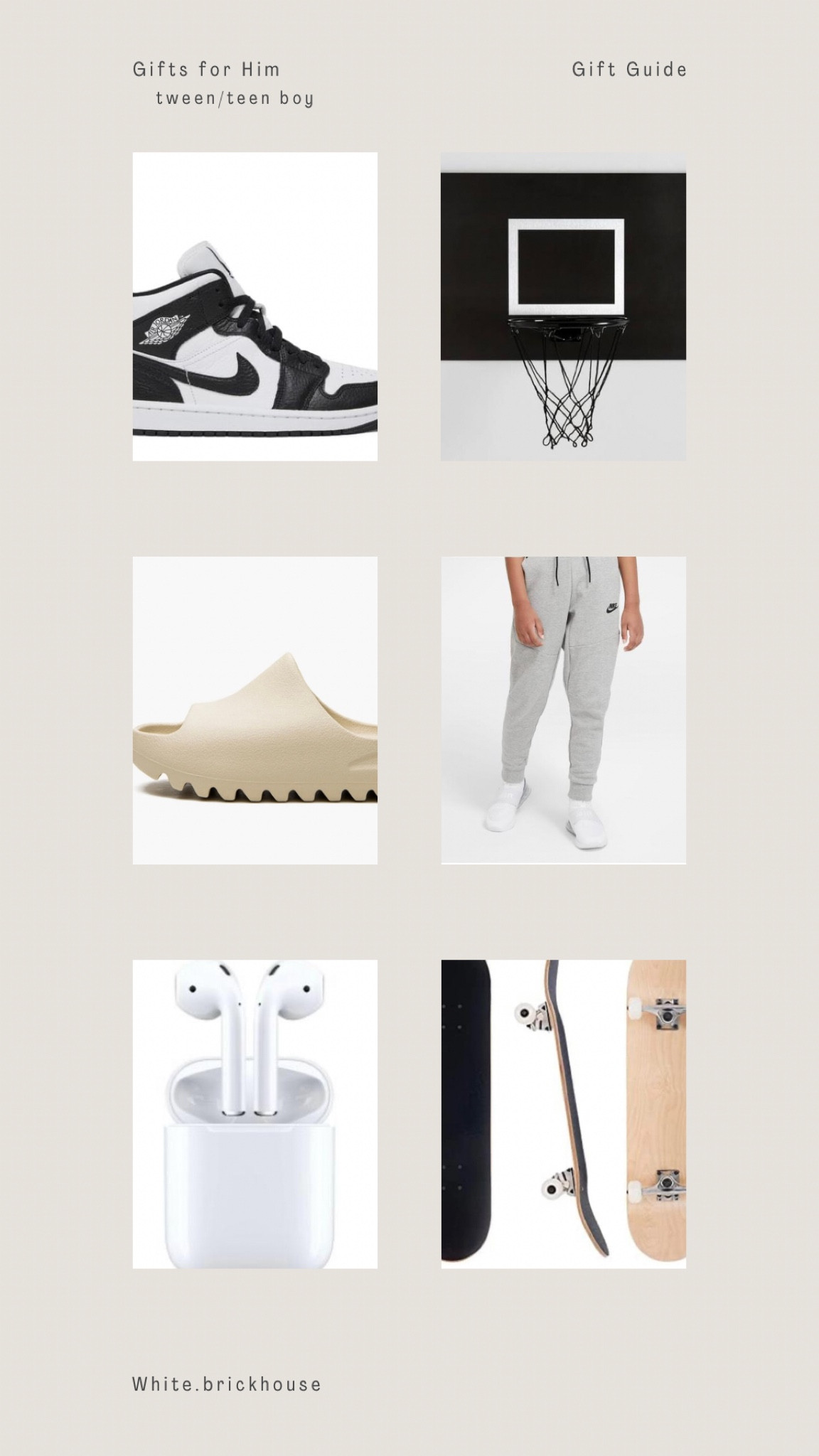 Guide guide for teen boy
Boy gifts. Basketball. Yeezy. Nike boy. AirPods. Skateboard. Jordan’s 

#LTKkids #LTKshoecrush