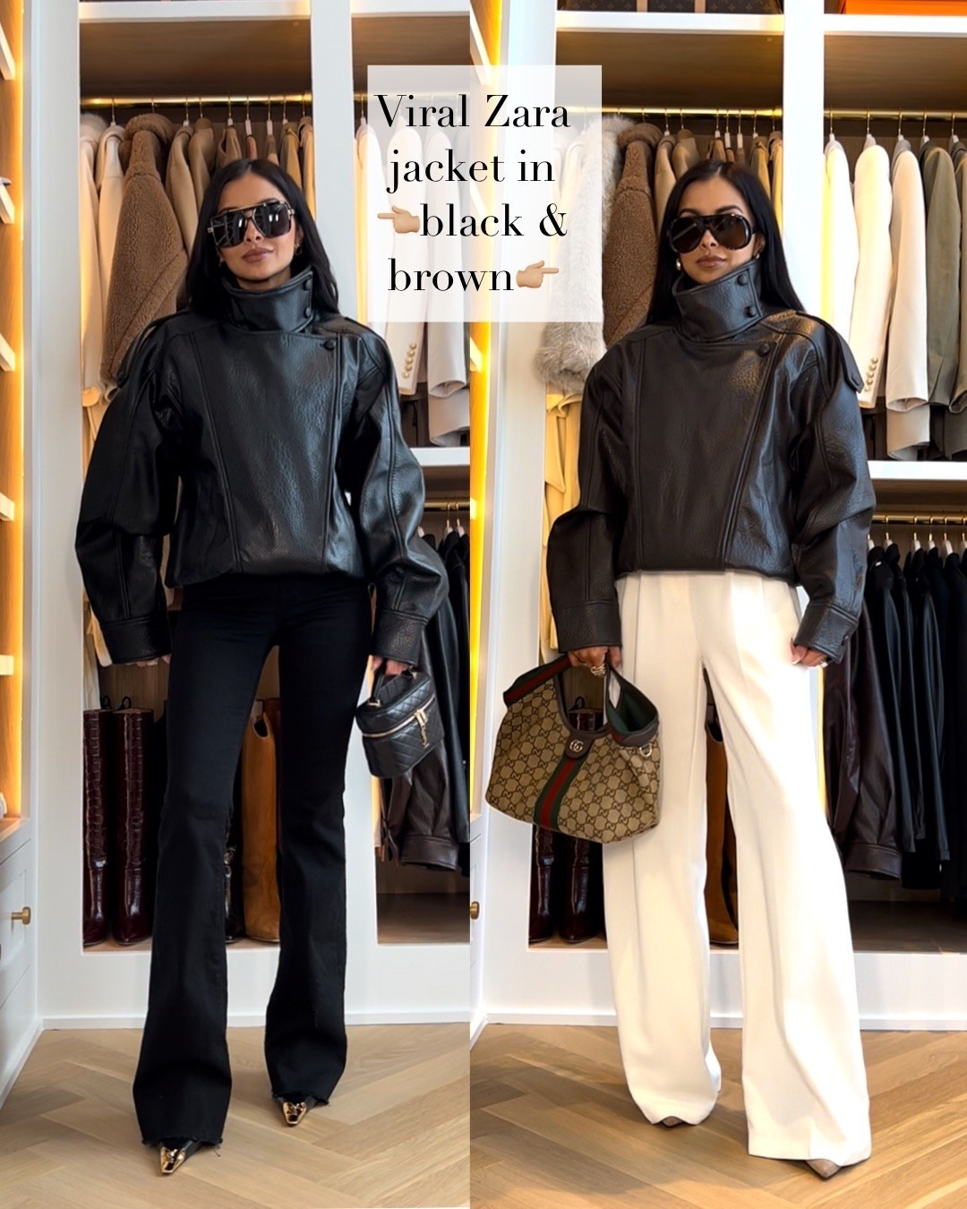 This best selling Zara funnel neck bomber jacket is back in stock!

#LTKSeasonal #LTKOver40 #LTKmomlife