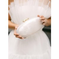 Pearl Bridal Clutch | Bag Wedding Evening Bride's Purse Elegant Accessory Gift| Cleo | Etsy (US)