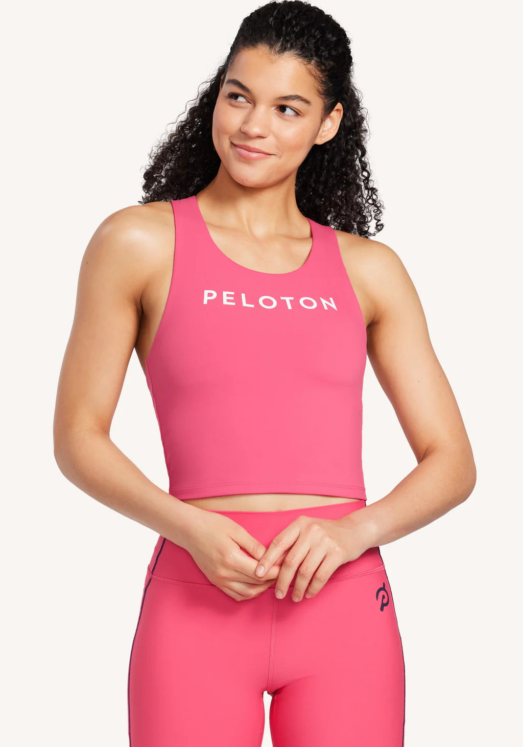 Cadent Twist Back Crop Tank | Peloton Apparel