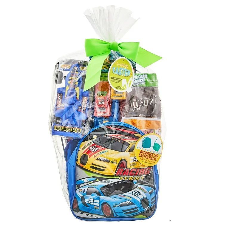 Easter Basket Gift Set Racing Series Child Backpack with Toys and Candies, Wondertreats | Walmart (US)