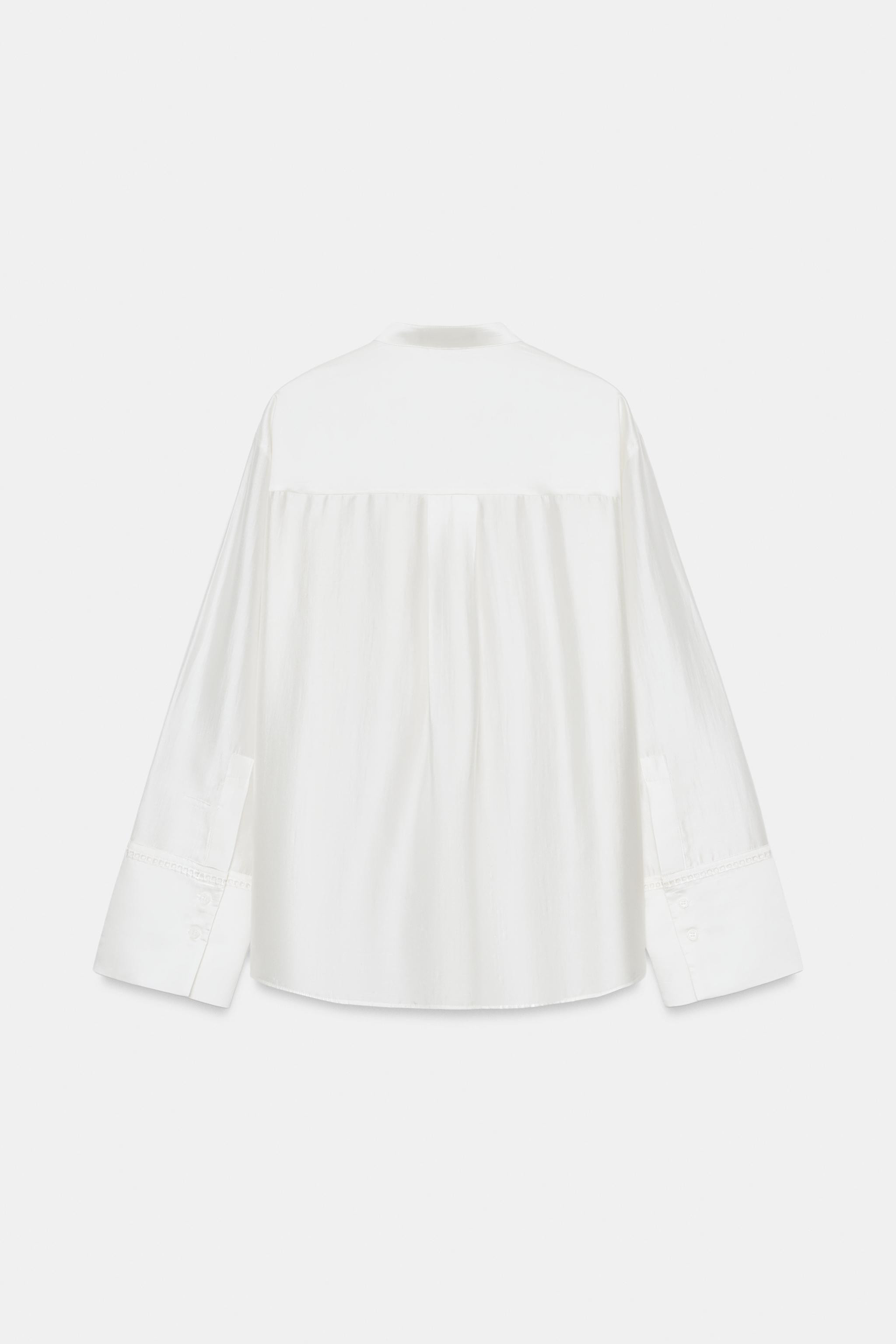 EMBROIDERED POCKET SHIRT ZW COLLECTION | Zara US