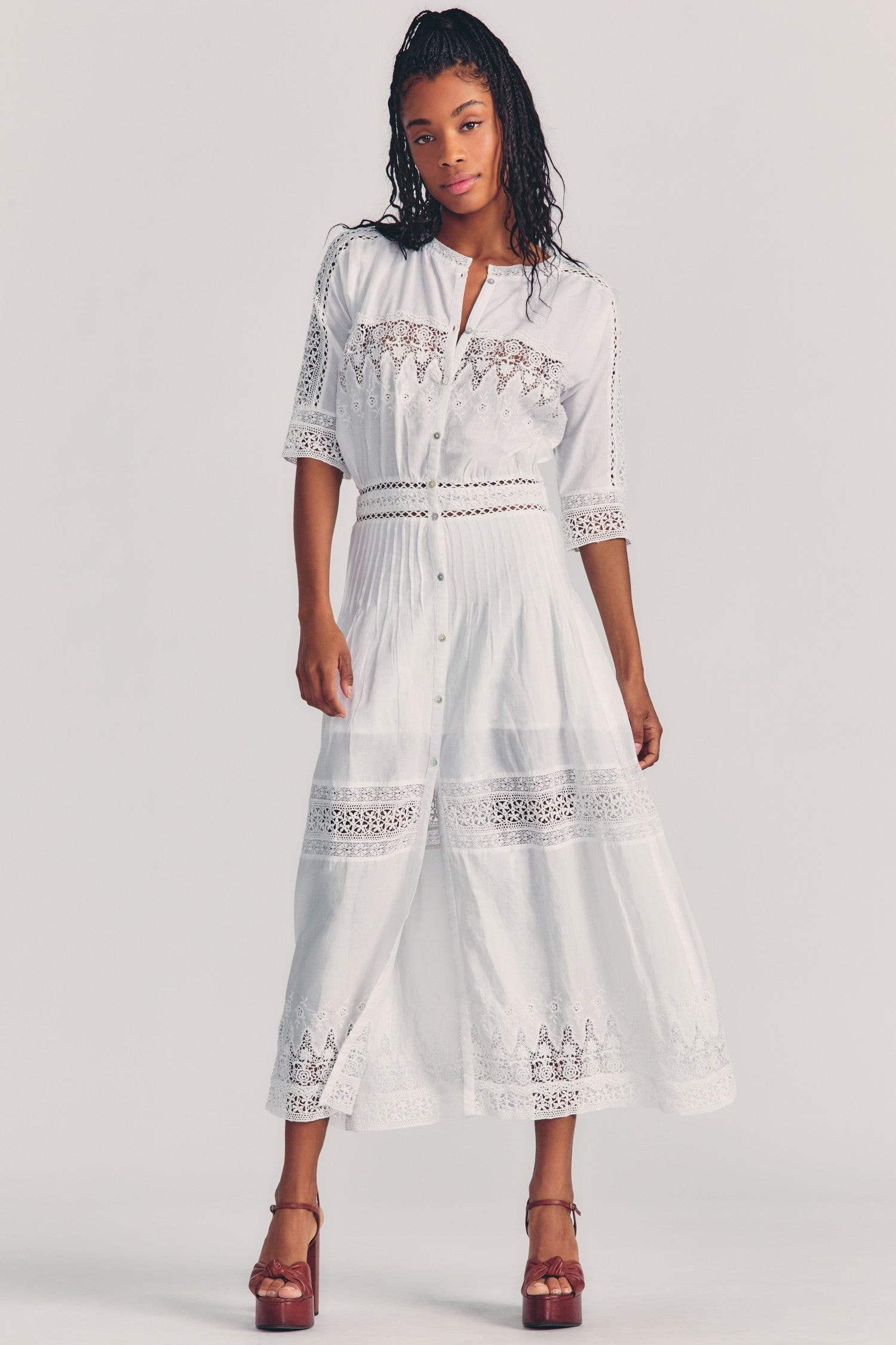 Beth Midi Dress | LOVESHACKFANCY