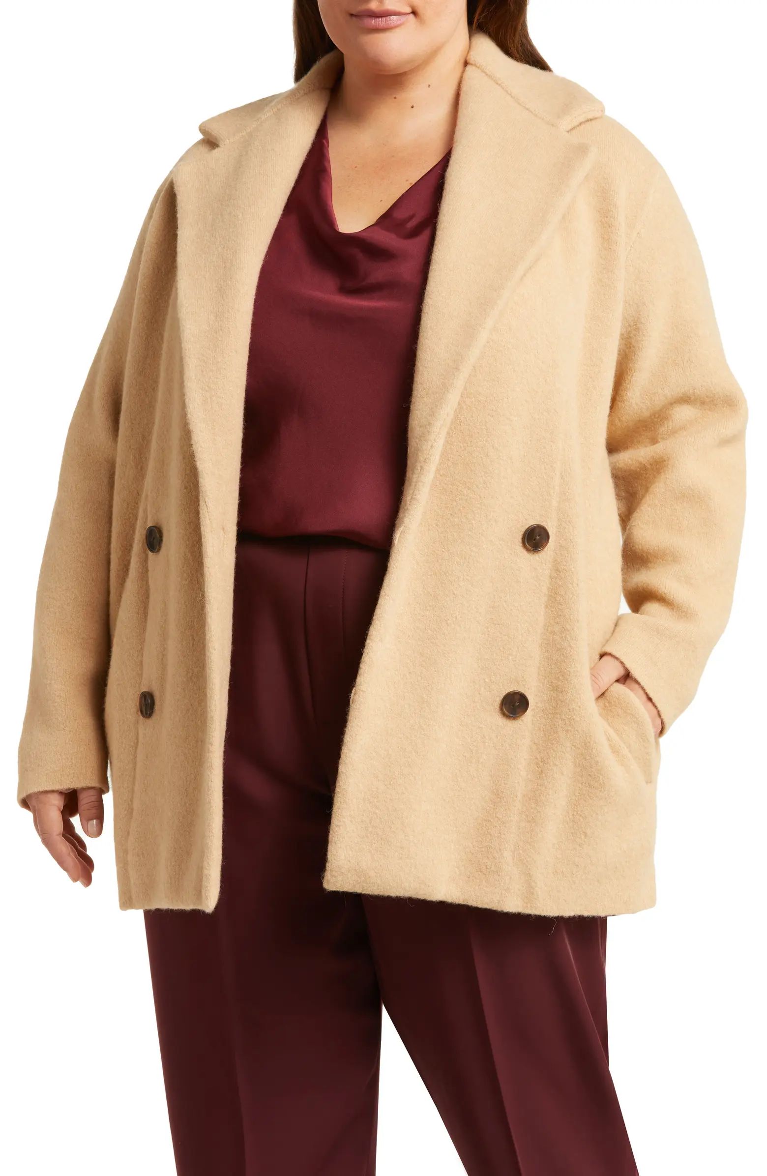Double Breasted Wool & Cashmere Jacket | Nordstrom