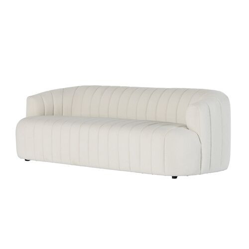 Rafael Boucle Sofa | Couch, Settee - Beige - Comfortable, Durable | One Kings Lane