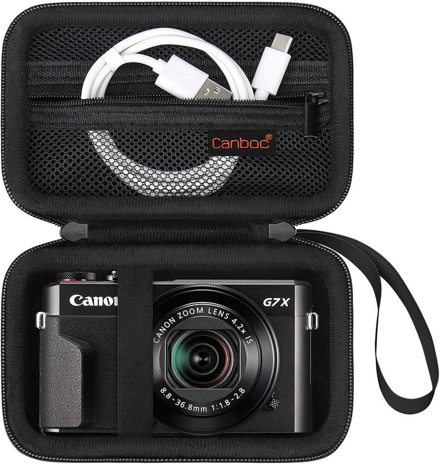 Canboc Camera Case for Canon PowerShot G7 X Mark III/ G7X Mark II Digital 4K Vlogging Camera, Poi... | Amazon (US)