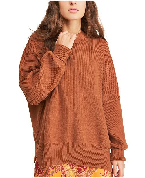 Free People Easy Street Tunic Sweater & Reviews - Sweaters - Women - Macy's | Macys (US)