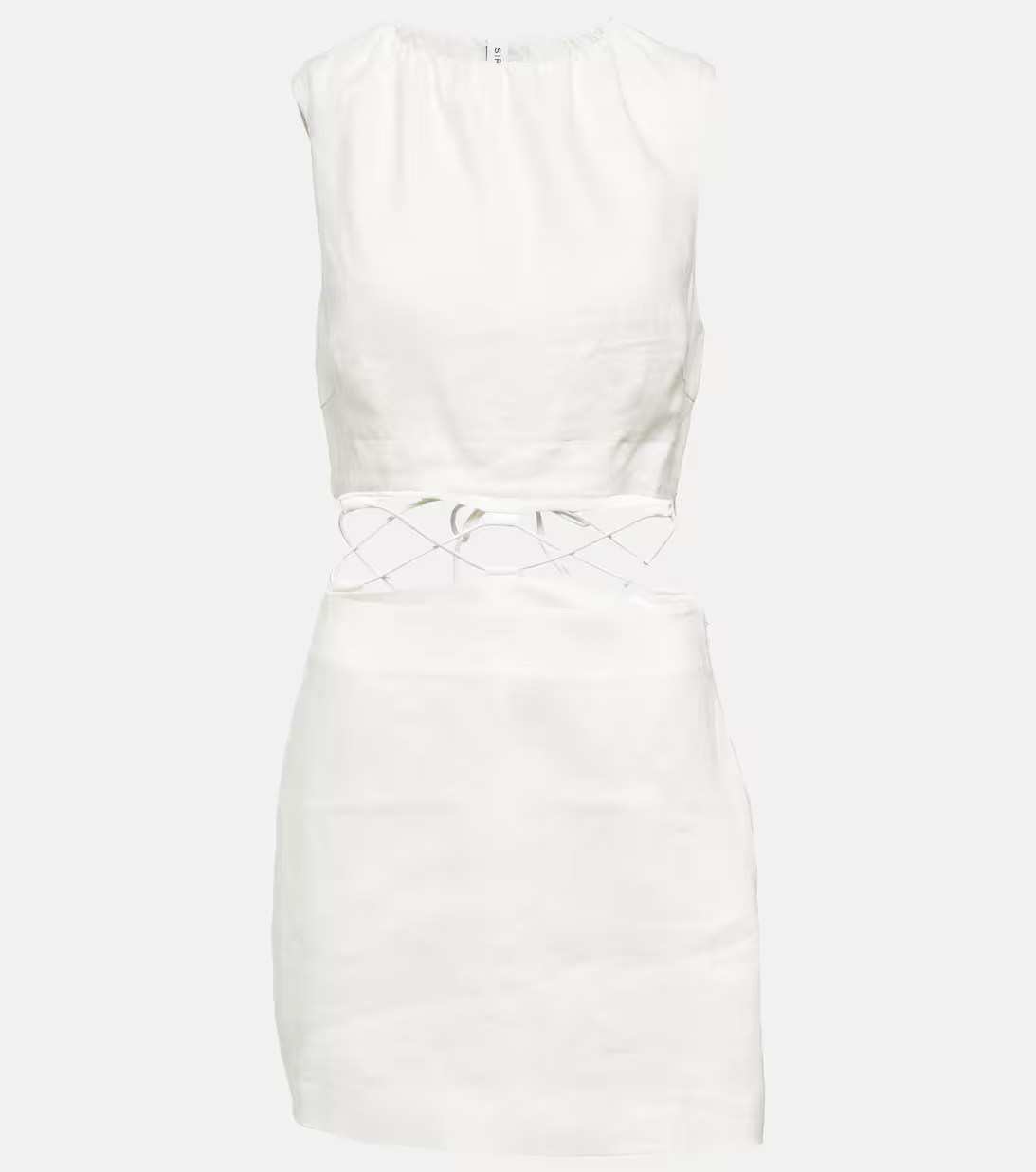 Cut-out linen minidress | Mytheresa (US/CA)