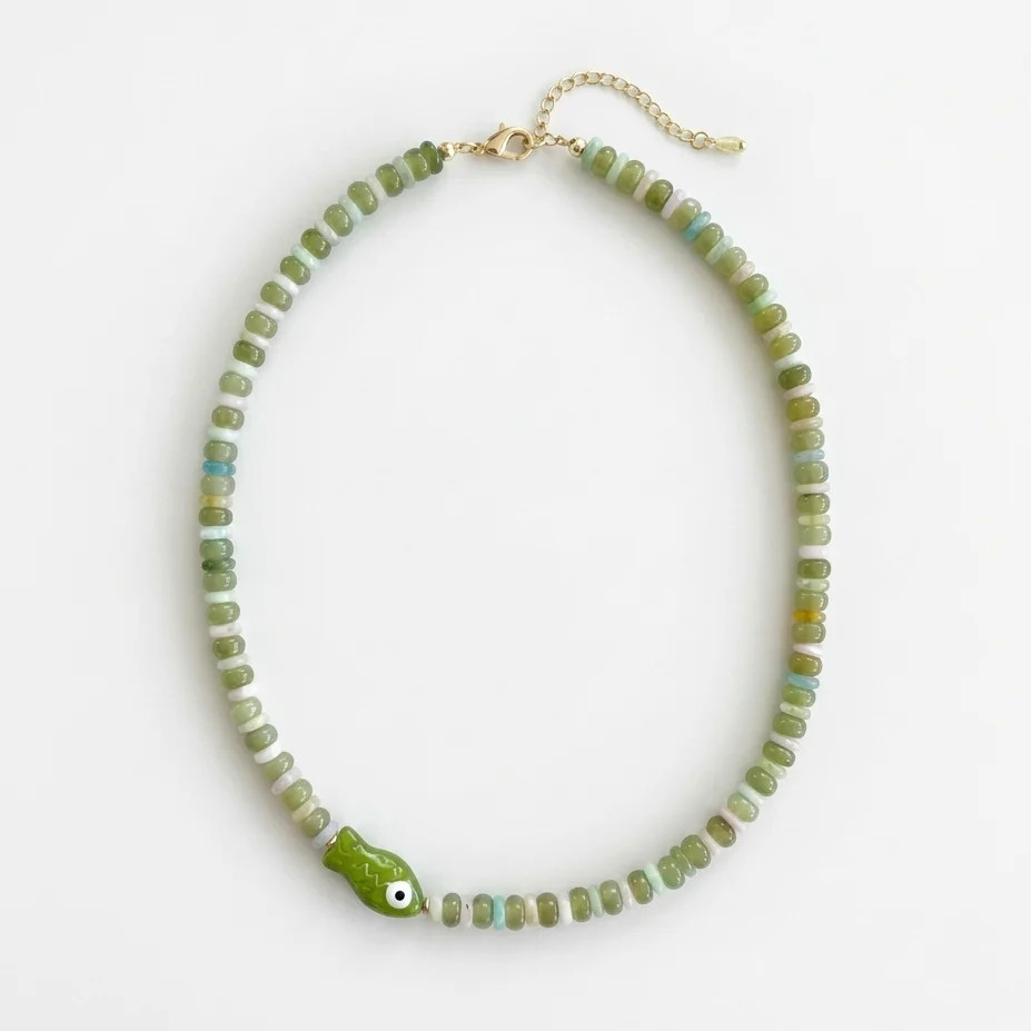 Glass Fish Necklace | Katie Dean Jewelry
