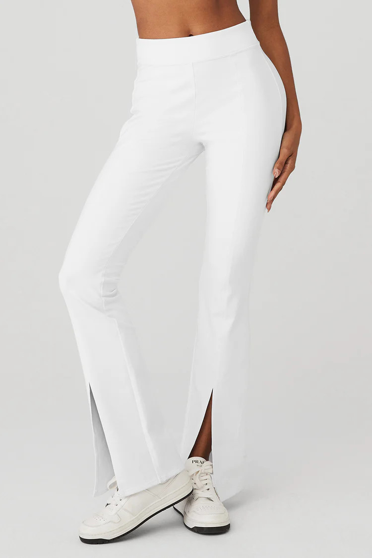 Airbrush High-Waist Flutter Legging - Ivory | Alo Yoga (US)