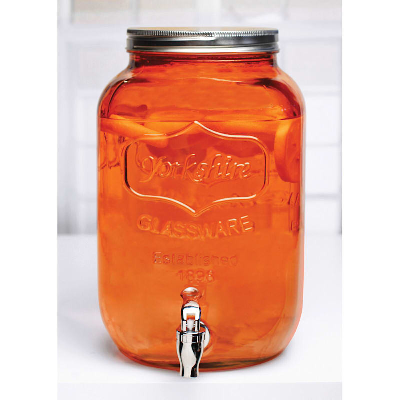 2-Gallon Yorkshire Glass Beverage Dispenser | At Home