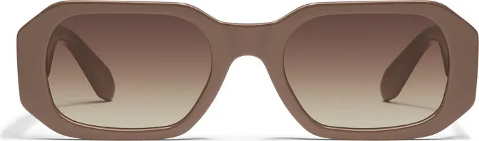 QUAY Hyped Up 53mm Gradient Square Sunglasses | Nordstrom | Nordstrom