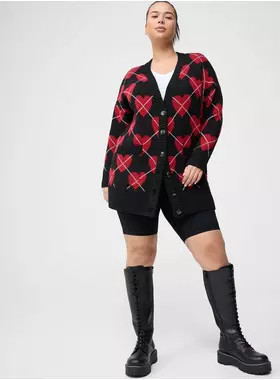 Vegan Cashmere Boyfriend Cardigan | Torrid (US & Canada)