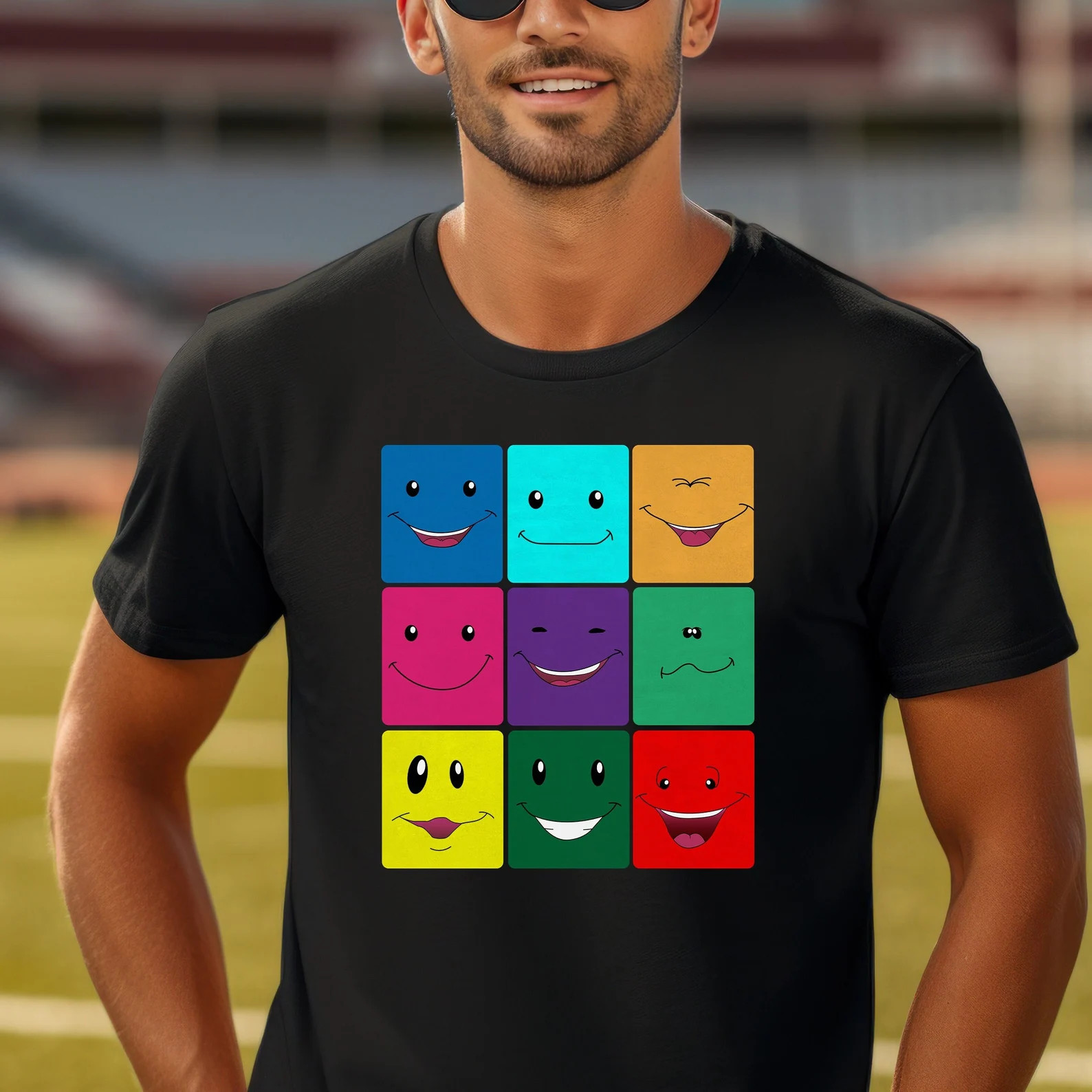 Face Inspired Premium T-shirt Happy Face Cartoon Nick Jr. - Etsy | Etsy (US)
