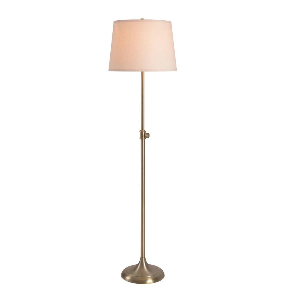 3-way Tifton Floor Lamp Vintage Brass Finish - Kenroy Home | Target