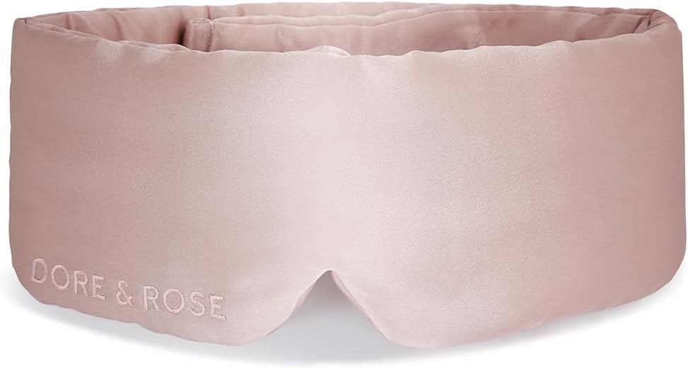 Dore & Rose Deep Sleep Mask Light Blocking, 23 Momme Mulberry Silk Eye Mask, Ultra Soft, Adjustab... | Amazon (US)