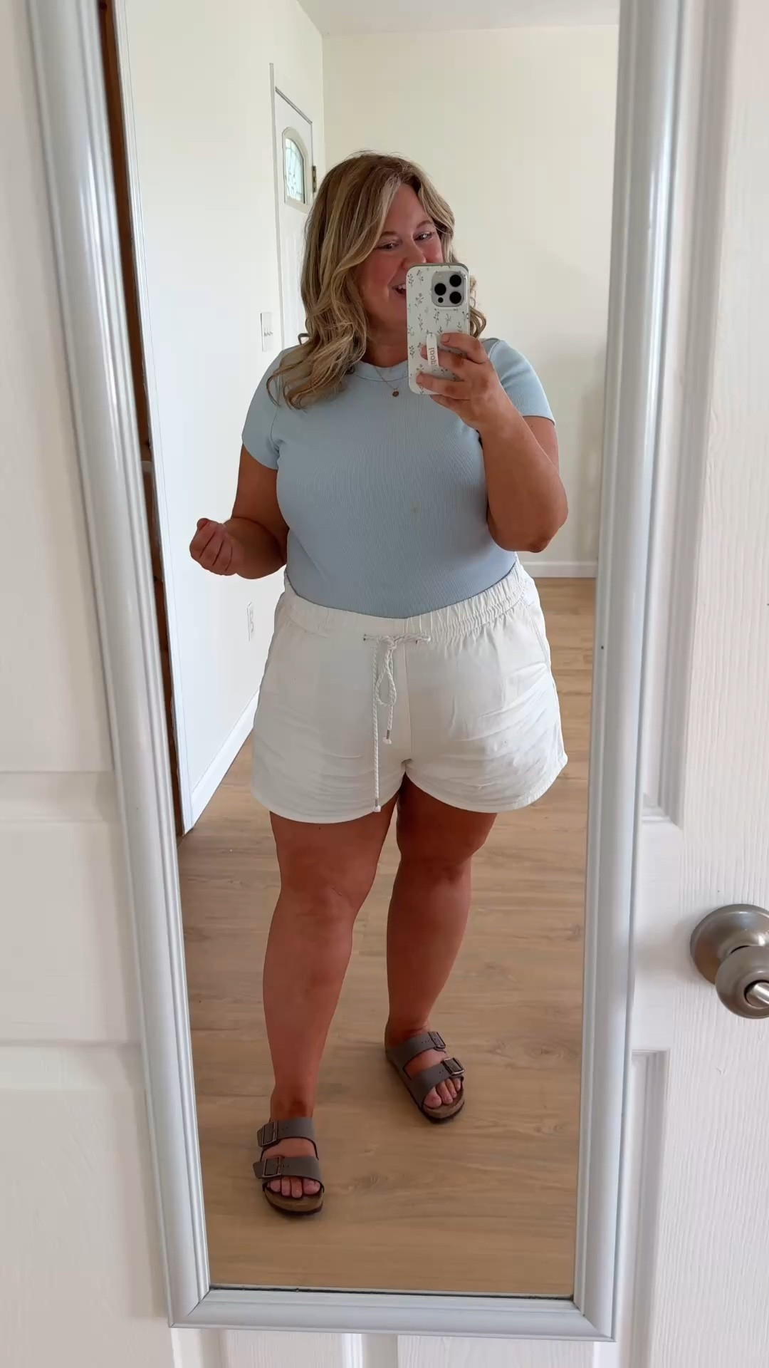 Super simple outfit! Wearing an XL in my tee (one of my favs!) and an XXL in my shorts (sized up for the bump)

#LTKBump #LTKMidsize #LTKmomlife
