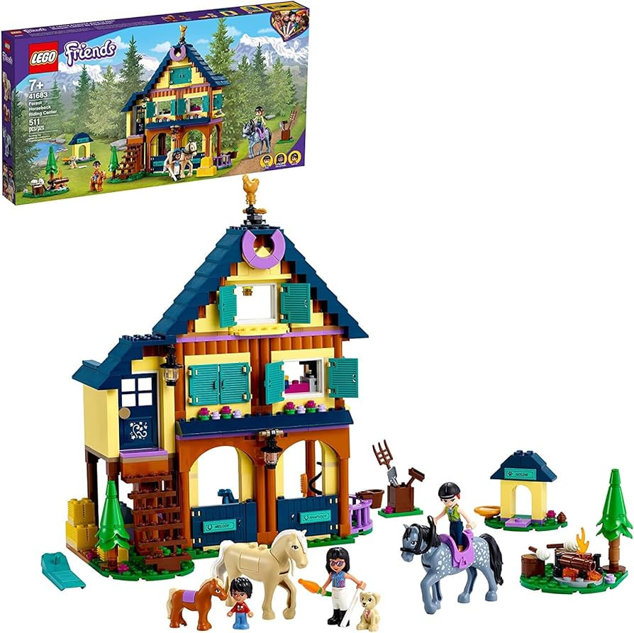 LEGO Friends Forest Horseback Riding Center 41683 Building Kit; Makes an Entertaining Gift; New 2... | Amazon (US)