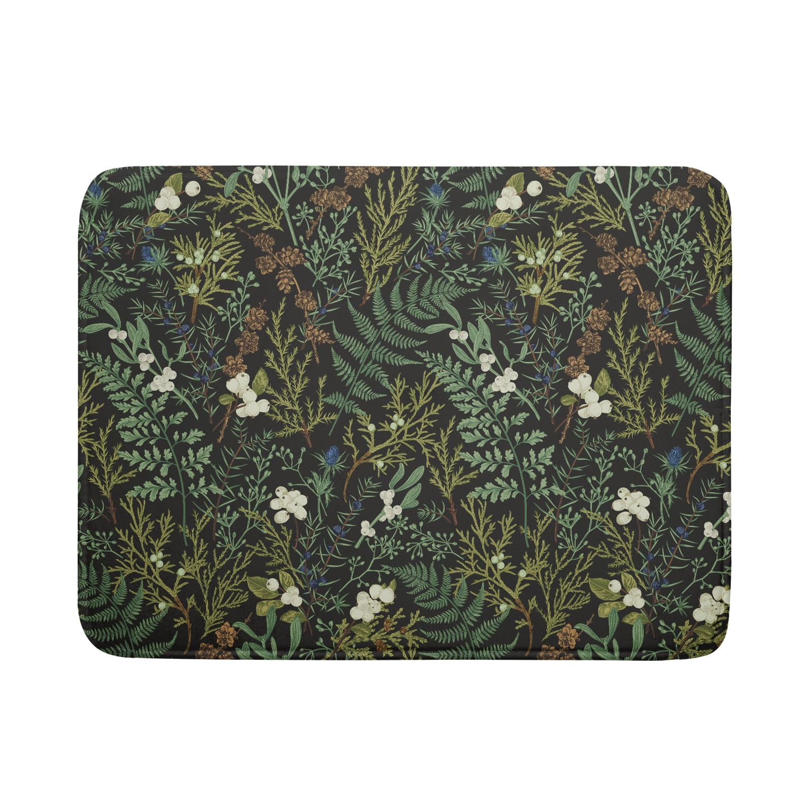 Green Plants Dish Drying Mat for Kitchen Counter Microfiber Absorbent Dish Draining Reusable Wash... | Amazon (US)