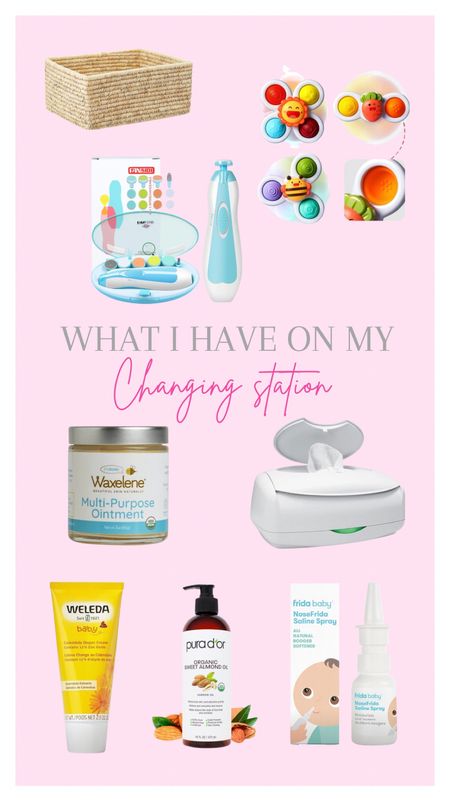 Here are some items that Iike to keep on my changing station. All items we are either currently using or used at one point and rotate between these brands. 

Kids room 
Changing station 
Home finds 
Non-toxic 
Mom finds 
Baby finds 
Diapers
Baby essentials 
Newborn 
Diaper caddy 


#LTKhome #LTKbaby #LTKfamily