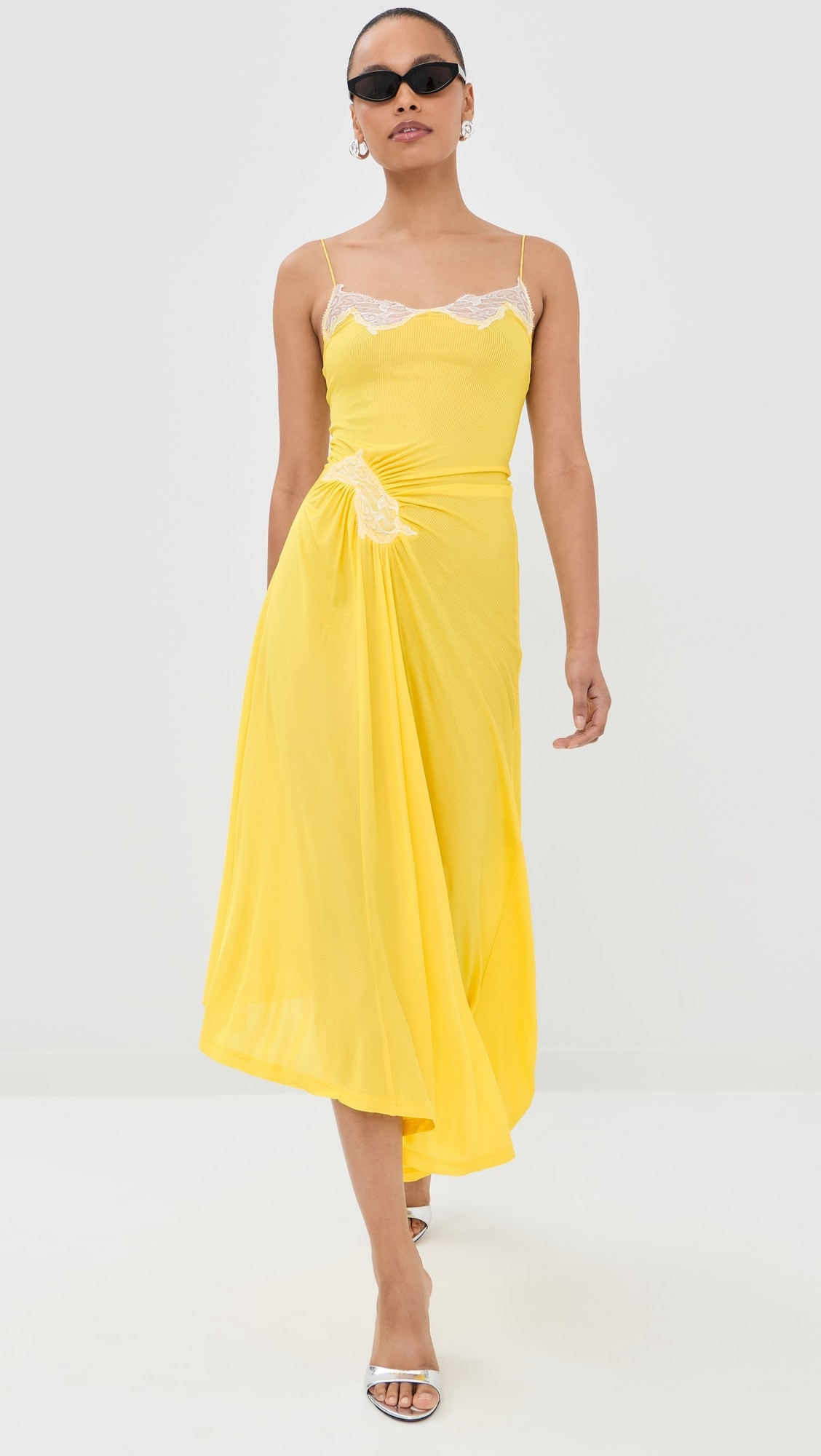 Delphin Lace Rib Cami Dress | Shopbop