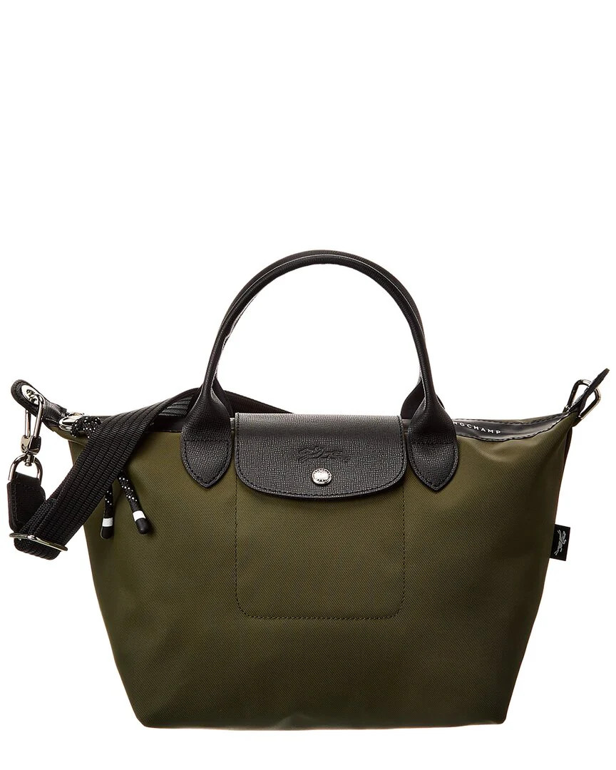 Longchamp Le Pliage Energy Small Canvas Crossbody Handbag, Green | Shop Simon