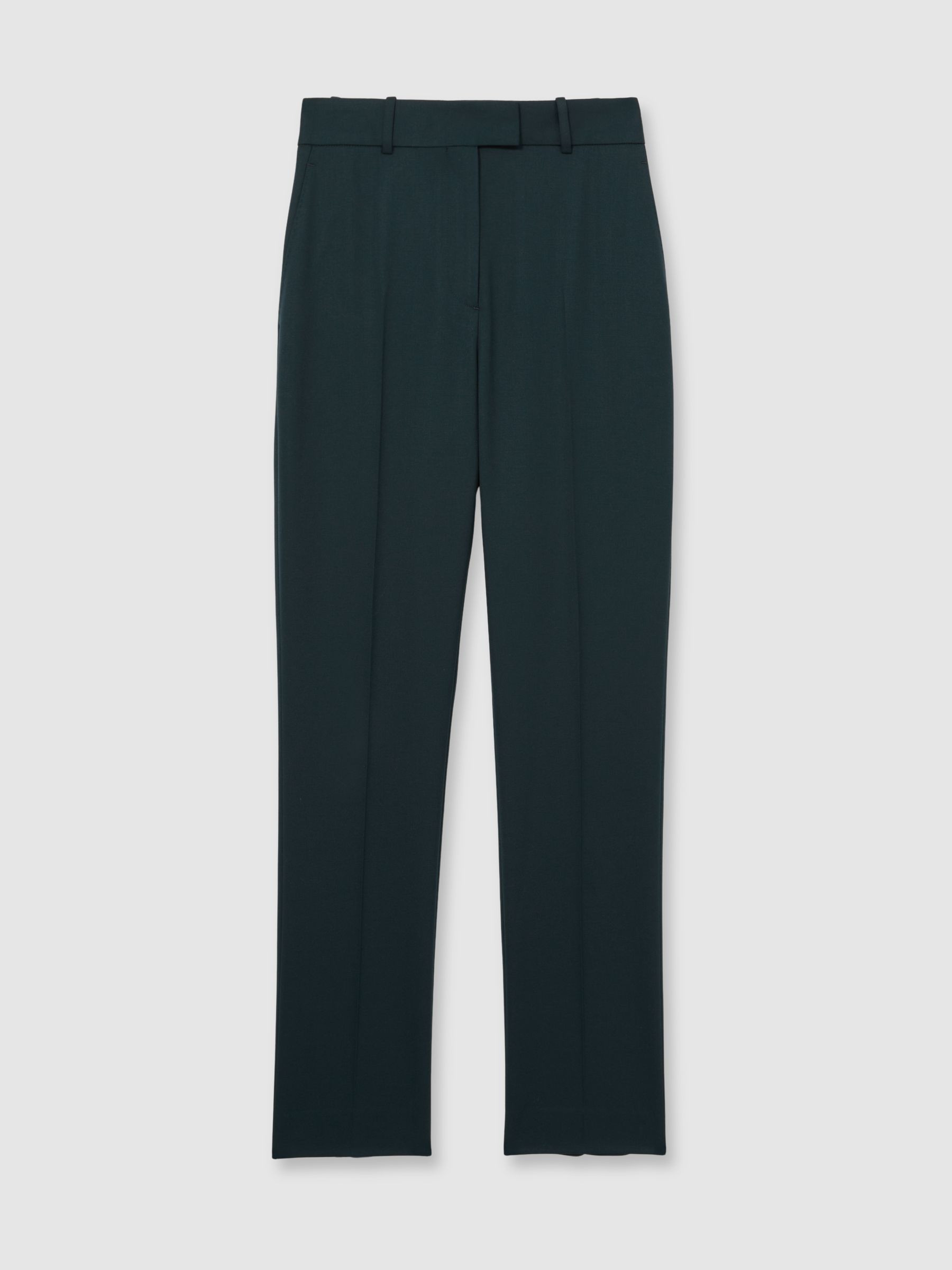 Reiss Wool-Blend Slim-Fit Suit Trousers in Green | REISS | Reiss US