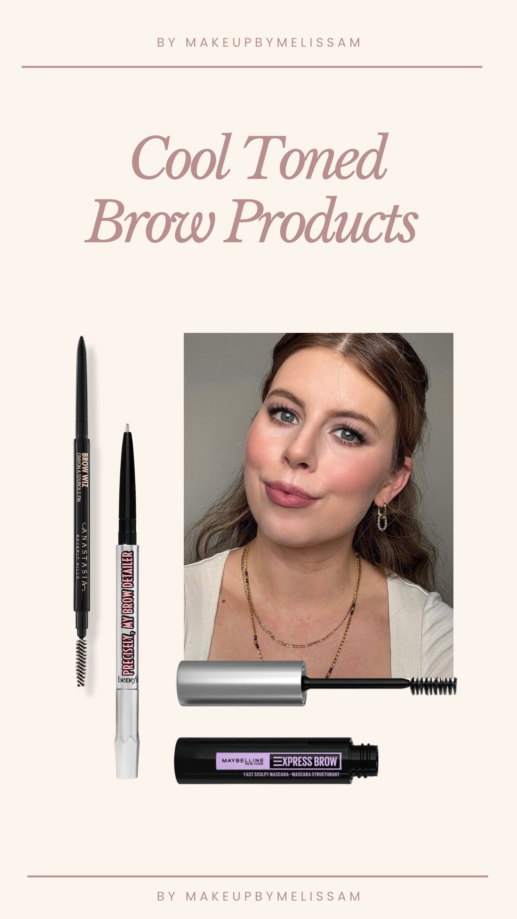 Cool toned brow products.
 

 #LTKgrwm #LTKSeasonal #LTKBeauty
