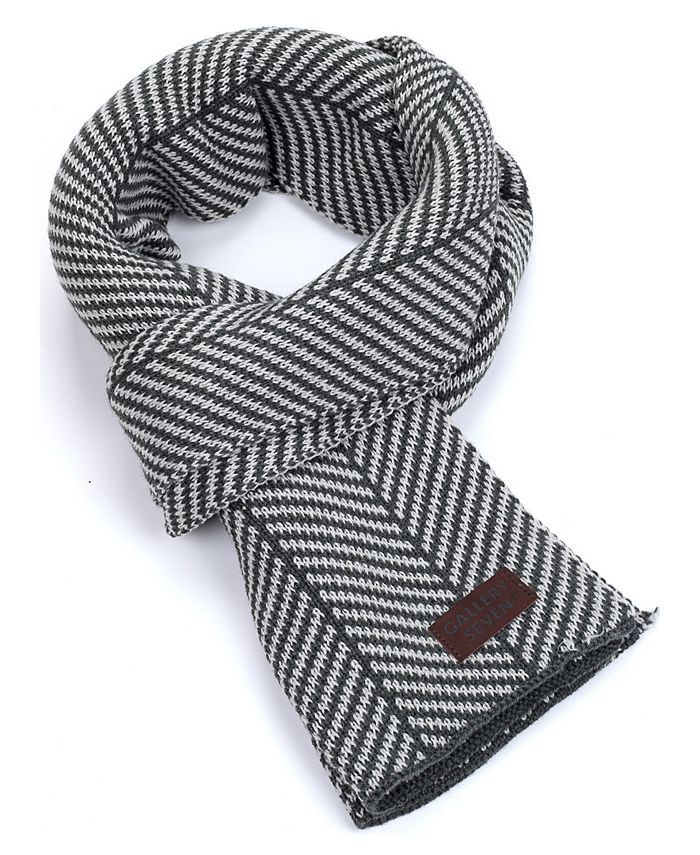 Gallery Seven Men's Soft Knit Winter Scarves & Reviews - Hats, Gloves & Scarves - Men - Macy's | Macys (US)