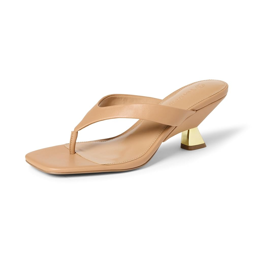 The Drop Women's Dakota Thong Scupted Heel Sandal | Amazon (US)