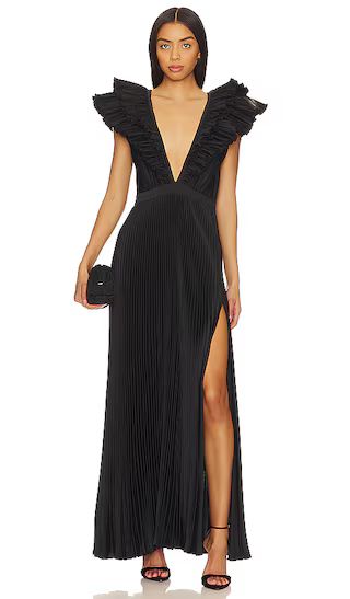 Tuileries Gown in Noir | Revolve Clothing (Global)