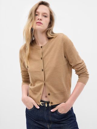 Merino Wool Short Cardigan | Gap (US)