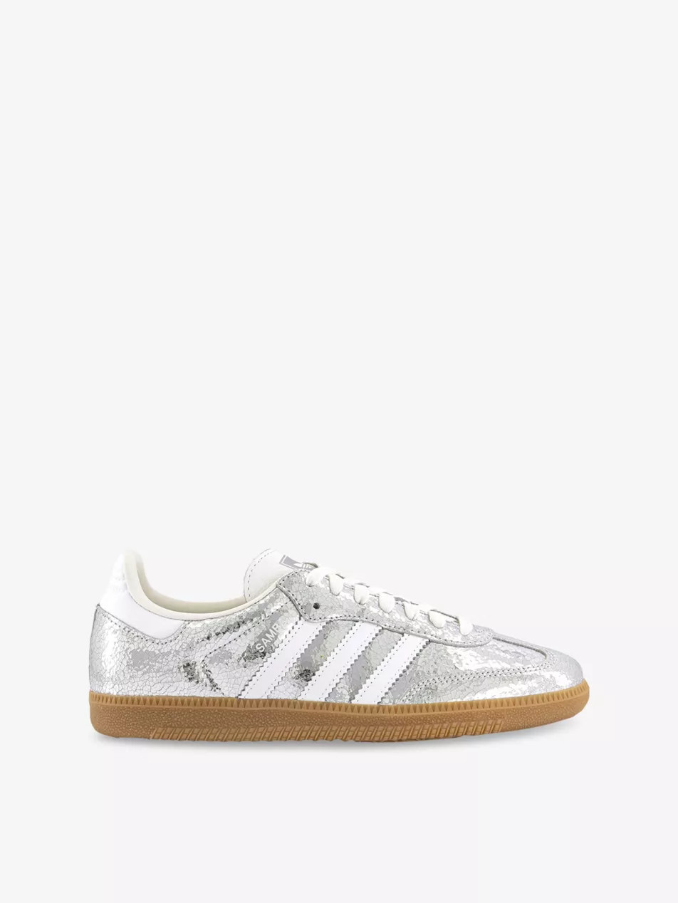 Samba OG Metallic Leather Trainers | Selfridges