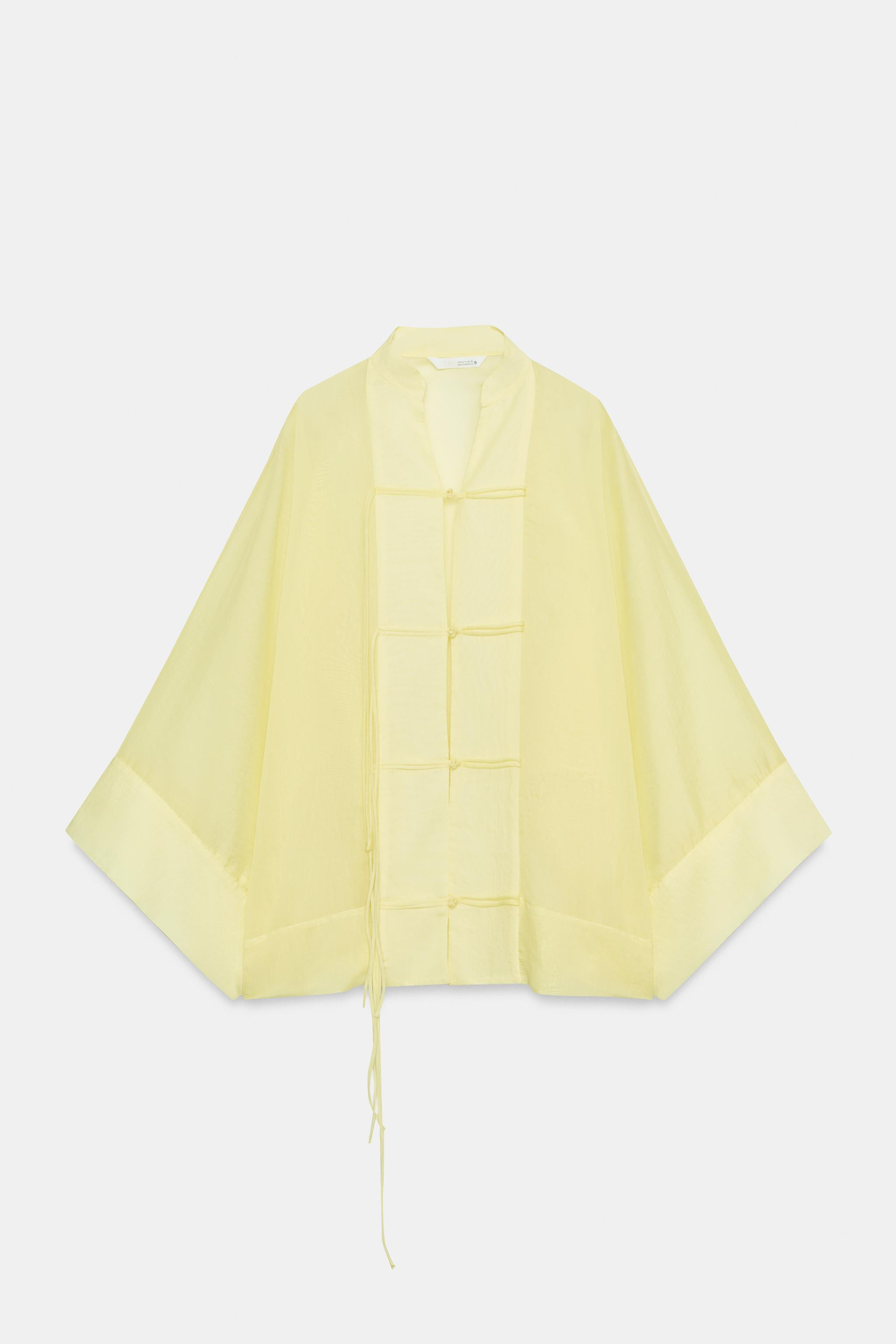 FLOWY FIREMAN CLASP BLOUSE ZW COLLECTION | Zara Canada