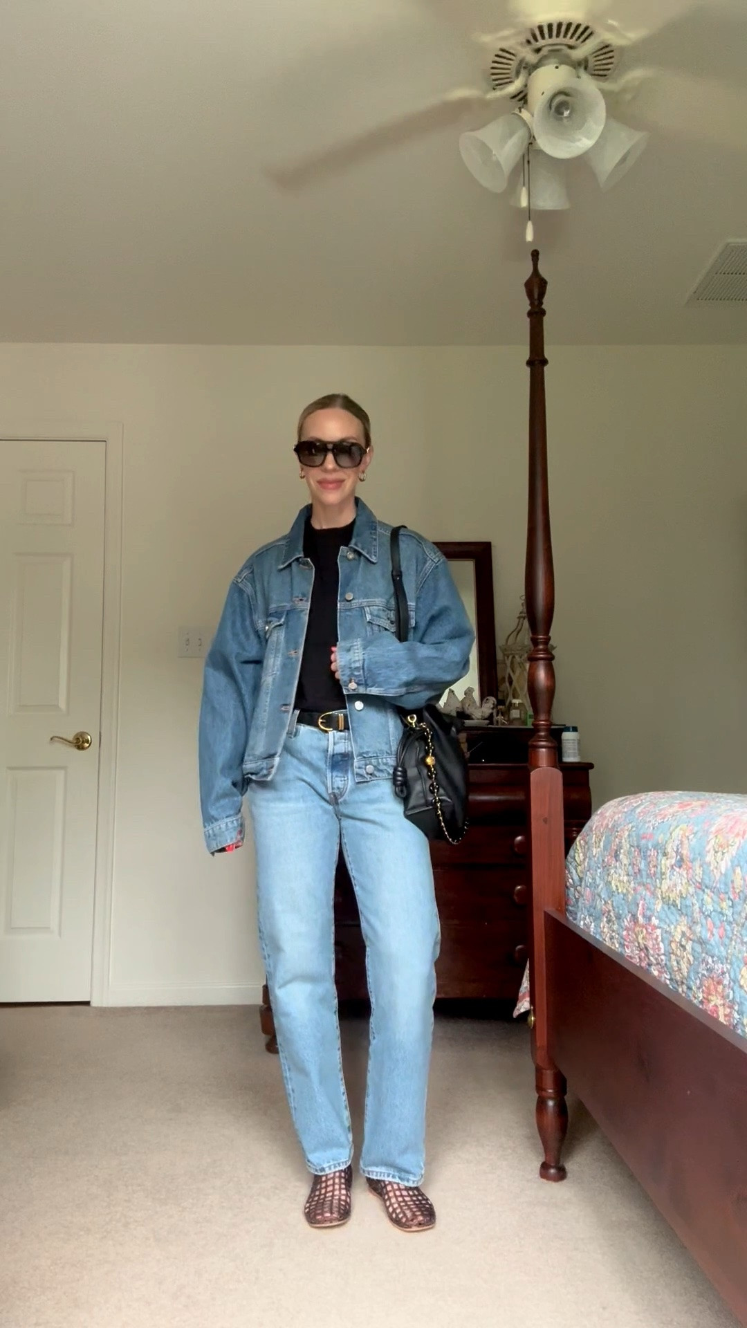 All denim outfit, denim on denim, oversized denim jacket, @levi baggy 90’s jeans

#LTKSeasonal #LTKOver40 #LTKgrwm