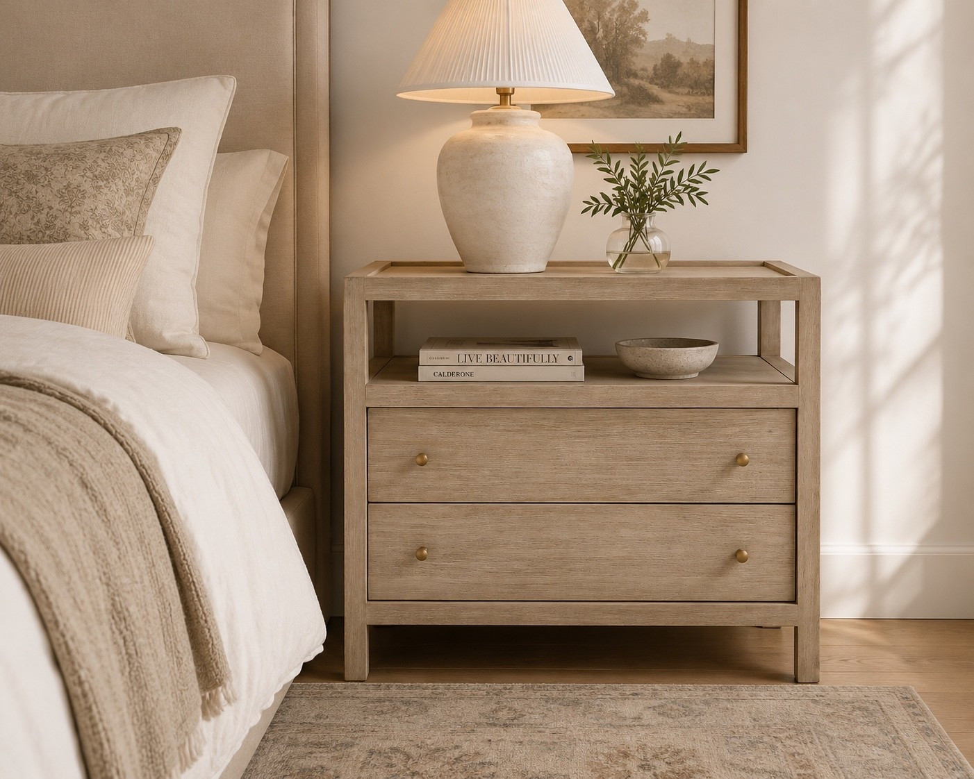 An absolute staple in our primary bedroom is our nightstands from @Crate & Barrel

#LTKHome #LTKSaleAlert