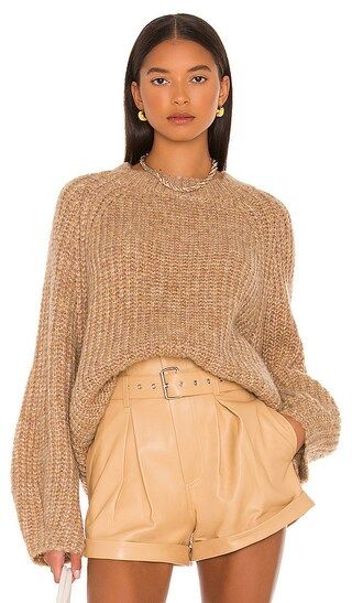 Sonoma Crew Neck Sweater in Toffee | Revolve Clothing (Global)