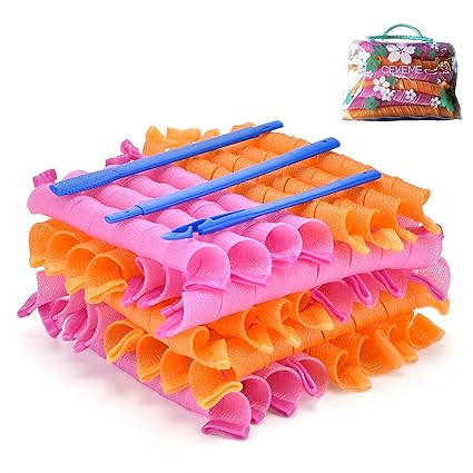 40pcs Hair Curlers Spiral Hair Curlers for Long Hair, No Heat Curlers 22inch/55cm Magic Curls Hai... | Amazon (US)